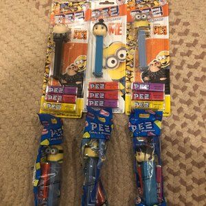 Despicable Me Sealed Pez Dispenser Lot of 6